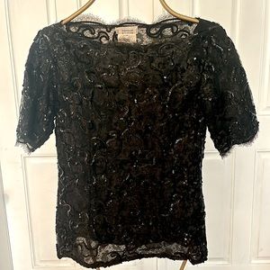 Yves Saint Laurent Rive Gauche sequin top